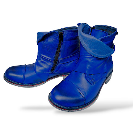 Kristofer 2106 royalblau, Damenboot royalblau Leder, bequeme Stiefelette mit Reißverschluss, stylische Lederboots Damen, Damenboot mit Wechselfußbett, weiches Leder Boot Damen, Damen Schuhe mit... Kristofer 2106 royalblau, Damenboot royalblau Leder, bequeme Stiefelette mit Reißverschluss, stylische Lederboots Damen, Damenboot mit Wechselfußbett, weiches Leder Boot Damen, Damen Schuhe mit...