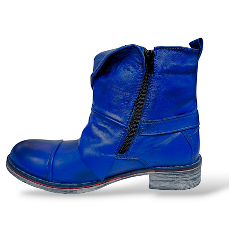Kristofer 2106 royalblau, Damenboot royalblau Leder, bequeme Stiefelette mit Reißverschluss, stylische Lederboots Damen, Damenboot mit Wechselfußbett, weiches Leder Boot Damen, Damen Schuhe mit... Kristofer 2106 royalblau, Damenboot royalblau Leder, bequeme Stiefelette mit Reißverschluss, stylische Lederboots Damen, Damenboot mit Wechselfußbett, weiches Leder Boot Damen, Damen Schuhe mit...