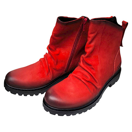 Josef Seibel Melinda 33 Boots rot, Damen Boots breitere Passform, rote Leder Stiefelette Josef Seibel, bequeme Boots mit austauschbarer Sohle Josef Seibel Melinda 33 Boots rot, Damen Boots breitere Passform, rote Leder Stiefelette Josef Seibel, bequeme Boots mit austauschbarer Sohle