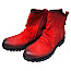 Josef Seibel Melinda 33 Boots rot, Damen Boots breitere Passform, rote Leder Stiefelette Josef Seibel, bequeme Boots mit austauschbarer Sohle