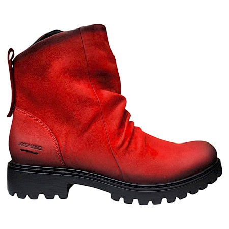 Josef Seibel Melinda 33 Boots rot, Damen Boots breitere Passform, rote Leder Stiefelette Josef Seibel, bequeme Boots mit austauschbarer Sohle Josef Seibel Melinda 33 Boots rot, Damen Boots breitere Passform, rote Leder Stiefelette Josef Seibel, bequeme Boots mit austauschbarer Sohle