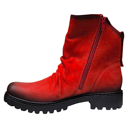 Josef Seibel Melinda 33 Boots rot, Damen Boots breitere Passform, rote Leder Stiefelette Josef Seibel, bequeme Boots mit austauschbarer Sohle Josef Seibel Melinda 33 Boots rot, Damen Boots breitere Passform, rote Leder Stiefelette Josef Seibel, bequeme Boots mit austauschbarer Sohle