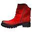 Josef Seibel Melinda 33 Boots rot, Damen Boots breitere Passform, rote Leder Stiefelette Josef Seibel, bequeme Boots mit austauschbarer Sohle
