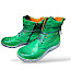 Kristofer 2050 grün orange, Statement Boots Damen, Wechselfußbett Damen Boot, giftgrüne Lederboots, warme Damen Stiefelette grün, Lederboots mit Innenfutter Damen, Damenboot weich gefüttert Leder, besondere Schuhe kaufen online, Kassedy Oldenburg, Kassedy.de Online Schuhshop