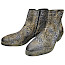Lazamani LA85714 Boots kaufen, Khaki Leo Boots Leder, stylische Damenboots mit Leopradprint, Lazamani Lederboots online Kassedy