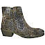 Lazamani LA85714 Boots kaufen, Khaki Leo Boots Leder, stylische Damenboots mit Leopradprint, Lazamani Lederboots online Kassedy