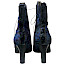 Laura Vita Alcbaneo 141 in der faszinierenden Farbe Indigo – eine barocke Stiefelette, die Eleganz, Komfort und Extravaganz vereint.