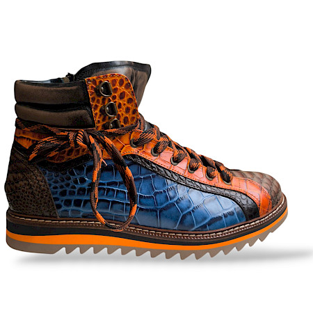 Herrenboots aus Italien, Lorenzi Herren Boot 17085 kaufen, blau orange Herrenschuhe, Kalbsleder Herrenboots, handgefertigte Männerschuhe, Kassedy Schuhe online kaufen, außergewöhnliche Boots... Herrenboots aus Italien, Lorenzi Herren Boot 17085 kaufen, blau orange Herrenschuhe, Kalbsleder Herrenboots, handgefertigte Männerschuhe, Kassedy Schuhe online kaufen, außergewöhnliche Boots...