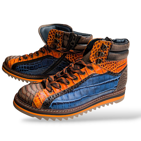 Herrenboots aus Italien, Lorenzi Herren Boot 17085 kaufen, blau orange Herrenschuhe, Kalbsleder Herrenboots, handgefertigte Männerschuhe, Kassedy Schuhe online kaufen, außergewöhnliche Boots... Herrenboots aus Italien, Lorenzi Herren Boot 17085 kaufen, blau orange Herrenschuhe, Kalbsleder Herrenboots, handgefertigte Männerschuhe, Kassedy Schuhe online kaufen, außergewöhnliche Boots...