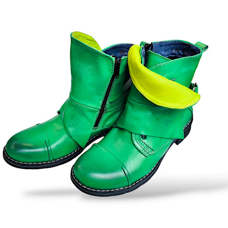 Kristofer 2106 Boot grün, Lemon Lederboots Damen/Herren, stylischer grüner Lederboot mit Reißverschluss, modische Boots mit Wechselfußbett, weiche Volllederschuhe grün, Kassedy Onlineshop Boots,... Kristofer 2106 Boot grün, Lemon Lederboots Damen/Herren, stylischer grüner Lederboot mit Reißverschluss, modische Boots mit Wechselfußbett, weiche Volllederschuhe grün, Kassedy Onlineshop Boots,...