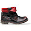 Herren Boot Leder bordeaux, bequemer Winterboot Herren, weites Fußbett Herren Boot, warmer Lederstiefel Herren, Kristofer Boots kaufen, hochwertige Herrenschuhe aus Polen, Kassedy Herrenschuhe