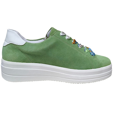 Remonte D1C06-53 Sneaker grün 62f – modischer Damen-Sneaker aus echtem Leder mit dekorativen Tuch-Schnürsenkeln, Reißverschluss und herausnehmbarer Einlegesohle | Bequem, modern und exklusiv bei... Remonte D1C06-53 Sneaker grün 62f – modischer Damen-Sneaker aus echtem Leder mit dekorativen Tuch-Schnürsenkeln, Reißverschluss und herausnehmbarer Einlegesohle | Bequem, modern und exklusiv bei...