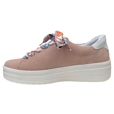 Remonte D1C01-85 Damen Sneaker hellrosa Leder mit Reißverschluss, Microfaser Innenfutter, austauschbare Einlegesohle und Ersatzschnürband Remonte D1C01-85 Damen Sneaker hellrosa Leder mit Reißverschluss, Microfaser Innenfutter, austauschbare Einlegesohle und Ersatzschnürband