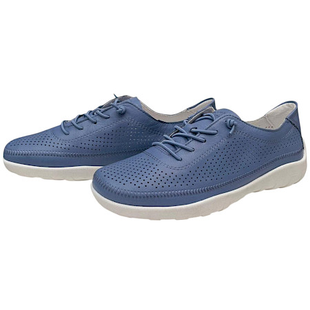 Remonte R3521-14 Damen Sneaker jeans blau aus Vollleder mit Microfaser Austauschsohle, flexible leichte Laufsohle Remonte R3521-14 Damen Sneaker jeans blau aus Vollleder mit Microfaser Austauschsohle, flexible leichte Laufsohle