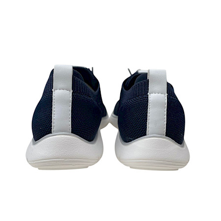 Dunkelblauer Sneaker mit weißen Details aus Mikrofaser, ultraleicht mit herausnehmbarer Sohle – Damen-Sneaker bei kassedy.de ??✨ Dunkelblauer Sneaker mit weißen Details aus Mikrofaser, ultraleicht mit herausnehmbarer Sohle – Damen-Sneaker bei kassedy.de ??✨