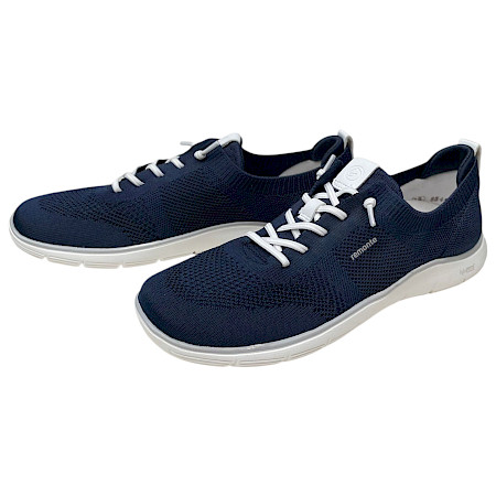 Dunkelblauer Sneaker mit weißen Details aus Mikrofaser, ultraleicht mit herausnehmbarer Sohle – Damen-Sneaker bei kassedy.de ??✨ Dunkelblauer Sneaker mit weißen Details aus Mikrofaser, ultraleicht mit herausnehmbarer Sohle – Damen-Sneaker bei kassedy.de ??✨