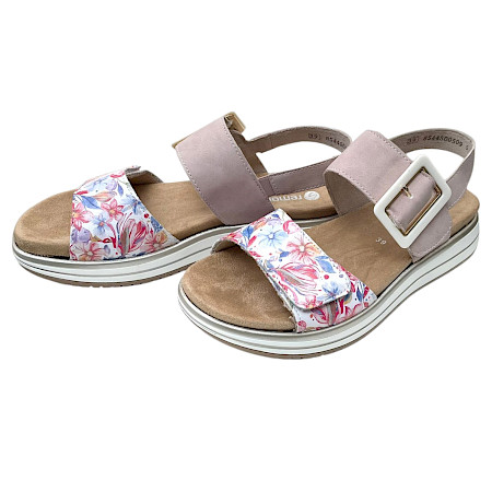 Remonte D1J53-31 Sandalette rosa pink 62f Damen Sandale floral herausnehmbare Sohle Mikrofaser leichte Sommerschuhe Klettverschluss bequem kassedy.de Remonte D1J53-31 Sandalette rosa pink 62f Damen Sandale floral herausnehmbare Sohle Mikrofaser leichte Sommerschuhe Klettverschluss bequem kassedy.de