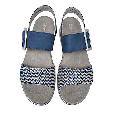 Remonte D1J53-14 Sandalette Weiß/Jeans 62f – bequeme Damen-Sandalette mit herausnehmbarem Fußbett, praktischen Klettverschlüssen und leichter Laufsohle | Sommerlich, komfortabel und exklusiv bei... Remonte D1J53-14 Sandalette Weiß/Jeans 62f – bequeme Damen-Sandalette mit herausnehmbarem Fußbett, praktischen Klettverschlüssen und leichter Laufsohle | Sommerlich, komfortabel und exklusiv bei...