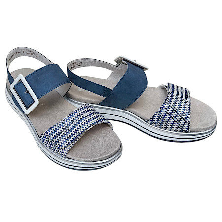 Remonte D1J53-14 Sandalette Weiß/Jeans 62f – bequeme Damen-Sandalette mit herausnehmbarem Fußbett, praktischen Klettverschlüssen und leichter Laufsohle | Sommerlich, komfortabel und exklusiv bei... Remonte D1J53-14 Sandalette Weiß/Jeans 62f – bequeme Damen-Sandalette mit herausnehmbarem Fußbett, praktischen Klettverschlüssen und leichter Laufsohle | Sommerlich, komfortabel und exklusiv bei...