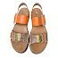 Remonte D0Q62-38 Sandalette Gold-Multi/Orange 62f – bequeme Damen-Sandalette mit herausnehmbarem Fußbett, Klettverschlüssen und modischen Farbakzenten | Sommerlich, komfortabel und exklusiv bei kassedy.de. ??✨ Remonte D0Q62-38 Sandalette Gold-Multi/Orange 62f – bequeme Damen-Sandalette mit herausnehmbarem Fußbett, Klettverschlüssen und modischen Farbakzenten | Sommerlich, komfortabel und exklusiv bei kassedy.de. ??✨