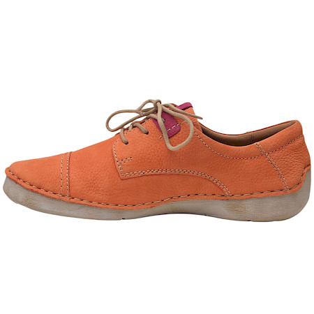 Josef Seibel Fergey 41 Damen Schnürer Papaya aus Vollleder mit austauschbarer Einlegesohle, auch in Übergrößen erhältlich Josef Seibel Fergey 41 Damen Schnürer Papaya aus Vollleder mit austauschbarer Einlegesohle, auch in Übergrößen erhältlich