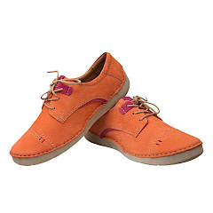 Josef Seibel Fergey 41 Damen Schnürer Papaya aus Vollleder mit austauschbarer Einlegesohle, auch in Übergrößen erhältlich
