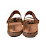Josef Seibel Caitlyn 04 Sandalette Damen leopard, bequeme Barfußsandale Leder, Damensandale Leo Muster Sommer, Sandalen Damen mit Wechselfußbett leicht und komfortabel