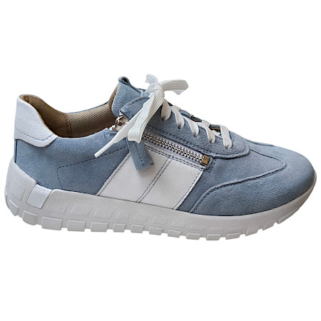 osef Seibel Gabby 01 Sneaker blau-weiß 62f – bequemer Damen-Sneaker mit Schnürung, seitlichem Reißverschluss und herausnehmbarer Einlegesohle | Sportlich, komfortabel und exklusiv bei... osef Seibel Gabby 01 Sneaker blau-weiß 62f – bequemer Damen-Sneaker mit Schnürung, seitlichem Reißverschluss und herausnehmbarer Einlegesohle | Sportlich, komfortabel und exklusiv bei...
