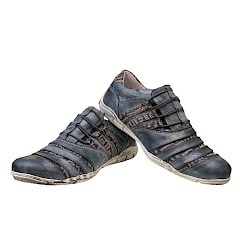 Kristofer 215, Slipper blau Leder, Leder Slipper Damen Herren, Schuhe online kaufen, bequeme Slipper, ultraleichte Lederschuhe, Slipper mit Schrift, moderne Lederschuhe, kassedy Schuhe.