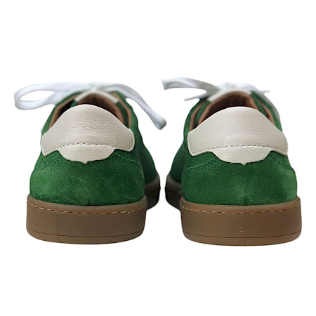 Josef Seibel Lio 07 Herren Schnürer Grün Weiß aus Leder mit austauschbarer Einlegesohle, sportlicher Leder Sneaker Josef Seibel Lio 07 Herren Schnürer Grün Weiß aus Leder mit austauschbarer Einlegesohle, sportlicher Leder Sneaker