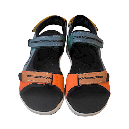 Josef Seibel Estelle 02 Sandalette Damen bunt schwarz, bequeme Damensandale mit Klettverschluss, leichte Sommerschuhe Damen Leder, Sandalen sportlich modern mehrfarbig komfortabel Josef Seibel Estelle 02 Sandalette Damen bunt schwarz, bequeme Damensandale mit Klettverschluss, leichte Sommerschuhe Damen Leder, Sandalen sportlich modern mehrfarbig komfortabel