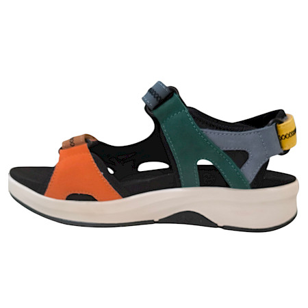 Josef Seibel Estelle 02 Sandalette Damen bunt schwarz, bequeme Damensandale mit Klettverschluss, leichte Sommerschuhe Damen Leder, Sandalen sportlich modern mehrfarbig komfortabel Josef Seibel Estelle 02 Sandalette Damen bunt schwarz, bequeme Damensandale mit Klettverschluss, leichte Sommerschuhe Damen Leder, Sandalen sportlich modern mehrfarbig komfortabel