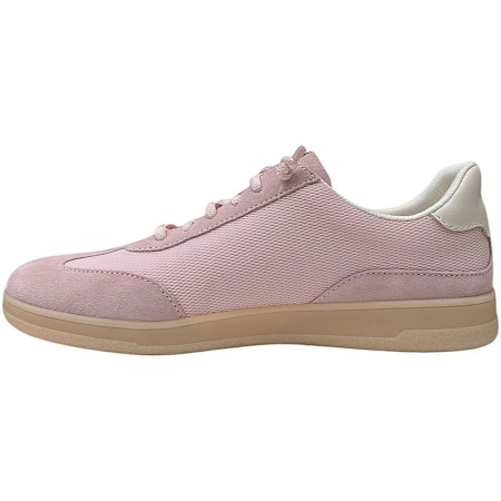 Rosa-weißer Sneaker aus Microfaser und Leder mit rutschfester Sohle und Schnürung – bequemer Damen-Sneaker bei kassedy.de ??✨ Rosa-weißer Sneaker aus Microfaser und Leder mit rutschfester Sohle und Schnürung – bequemer Damen-Sneaker bei kassedy.de ??✨