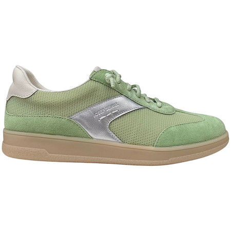 Mintfarbener Sneaker aus Microfaser und Leder mit rutschfester Sohle und Schnürung – bequemer Damen-Sneaker bei kassedy.de ??✨ Mintfarbener Sneaker aus Microfaser und Leder mit rutschfester Sohle und Schnürung – bequemer Damen-Sneaker bei kassedy.de ??✨