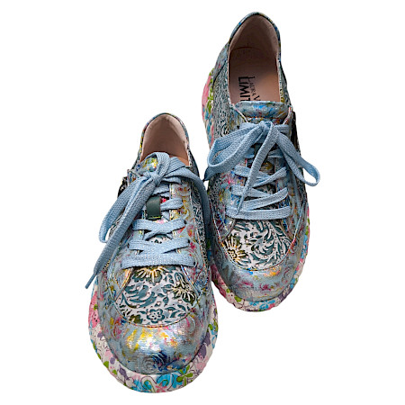 Laura Vita Nikito 57 Damen Sneaker indigo, Vollleder Schnürer mit Reißverschluss, leichter bequemer Schuh mit herausnehmbarer Einlegesohle Laura Vita Nikito 57 Damen Sneaker indigo, Vollleder Schnürer mit Reißverschluss, leichter bequemer Schuh mit herausnehmbarer Einlegesohle