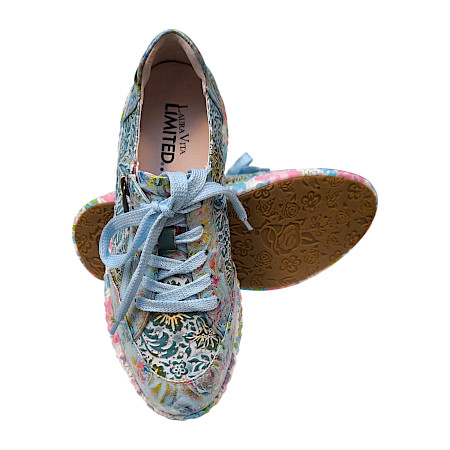 Laura Vita Nikito 57 Damen Sneaker indigo, Vollleder Schnürer mit Reißverschluss, leichter bequemer Schuh mit herausnehmbarer Einlegesohle Laura Vita Nikito 57 Damen Sneaker indigo, Vollleder Schnürer mit Reißverschluss, leichter bequemer Schuh mit herausnehmbarer Einlegesohle