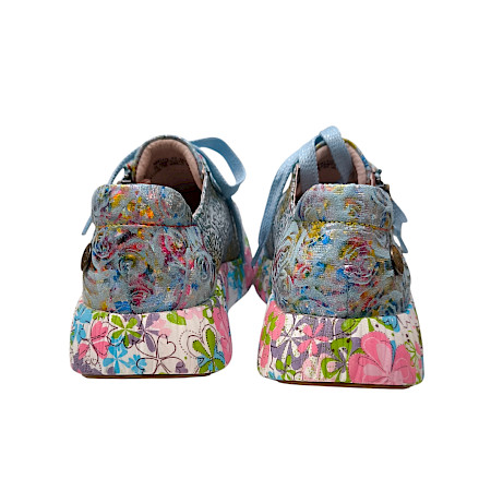 Laura Vita Nikito 57 Damen Sneaker indigo, Vollleder Schnürer mit Reißverschluss, leichter bequemer Schuh mit herausnehmbarer Einlegesohle Laura Vita Nikito 57 Damen Sneaker indigo, Vollleder Schnürer mit Reißverschluss, leichter bequemer Schuh mit herausnehmbarer Einlegesohle