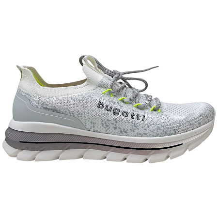 Weiß-grauer Bugatti Sneaker mit Mikrofaser-Obermaterial und rutschhemmender TPO-Sohle, herausnehmbarer Einlegesohle – leicht, bequem und modern, erhältlich bei kassedy.de ?✨ Weiß-grauer Bugatti Sneaker mit Mikrofaser-Obermaterial und rutschhemmender TPO-Sohle, herausnehmbarer Einlegesohle – leicht, bequem und modern, erhältlich bei kassedy.de ?✨