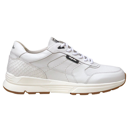 Australian B00 Herren Schnürer Weiß aus Leder mit austauschbarer Einlegesohle, leichter Leder Sneaker für Alltag und Freizeit Australian B00 Herren Schnürer Weiß aus Leder mit austauschbarer Einlegesohle, leichter Leder Sneaker für Alltag und Freizeit