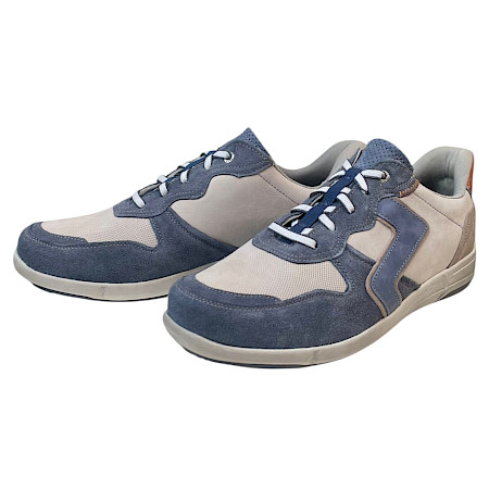 Sportlicher Josef Seibel Enrico 34 Herren Schnürschuh in Indigo-Multi aus Vollleder mit bequemer Weite, austauschbarer Einlegesohle und leichter Sohle – ein komfortabler Freizeit- und Alltagsschuh... Sportlicher Josef Seibel Enrico 34 Herren Schnürschuh in Indigo-Multi aus Vollleder mit bequemer Weite, austauschbarer Einlegesohle und leichter Sohle – ein komfortabler Freizeit- und Alltagsschuh...