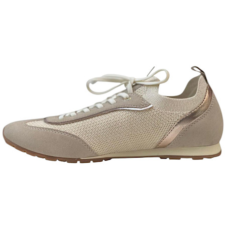 Moderner TT Bagatt AR4 Damen Sneaker in Beige mit Metallic-Details, hochwertigem Lederimitat, Schnürung und sportlicher Sohle – ein stilvoller und komfortabler Freizeitsneaker. ?? Moderner TT Bagatt AR4 Damen Sneaker in Beige mit Metallic-Details, hochwertigem Lederimitat, Schnürung und sportlicher Sohle – ein stilvoller und komfortabler Freizeitsneaker. ??