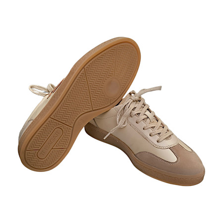 TT Bagatt ARJ Sneaker beige Animal Print Damen, leichter Leder Sneaker mit austauschbarer Einlegesohle und flexibler Sohle TT Bagatt ARJ Sneaker beige Animal Print Damen, leichter Leder Sneaker mit austauschbarer Einlegesohle und flexibler Sohle