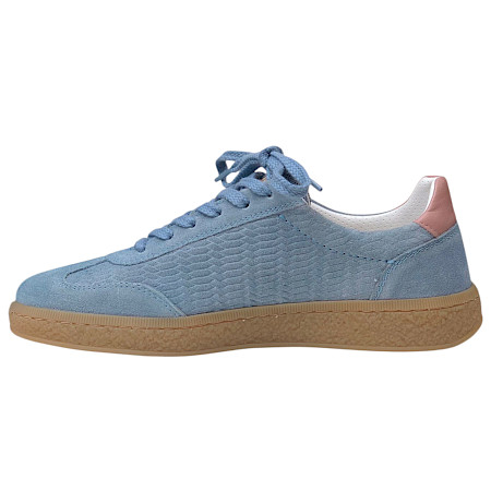 TT Bagatt ARJ Damen Sneaker Hellblau/Rosé – Leder mit herausnehmbarer Einlegesohle TT Bagatt ARJ Damen Sneaker Hellblau/Rosé – Leder mit herausnehmbarer Einlegesohle
