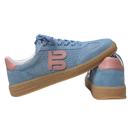 TT Bagatt ARJ Damen Sneaker Hellblau/Rosé – Leder mit herausnehmbarer Einlegesohle TT Bagatt ARJ Damen Sneaker Hellblau/Rosé – Leder mit herausnehmbarer Einlegesohle