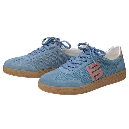 TT Bagatt ARJ Damen Sneaker Hellblau/Rosé – Leder mit herausnehmbarer Einlegesohle TT Bagatt ARJ Damen Sneaker Hellblau/Rosé – Leder mit herausnehmbarer Einlegesohle