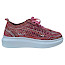 Artiker Sneaker Damen orange Mesh leicht luftdurchlässig geflochten Design Sommerschuh bequem mit Ledersohle modern