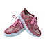 Artiker Sneaker Damen orange Mesh leicht luftdurchlässig geflochten Design Sommerschuh bequem mit Ledersohle modern