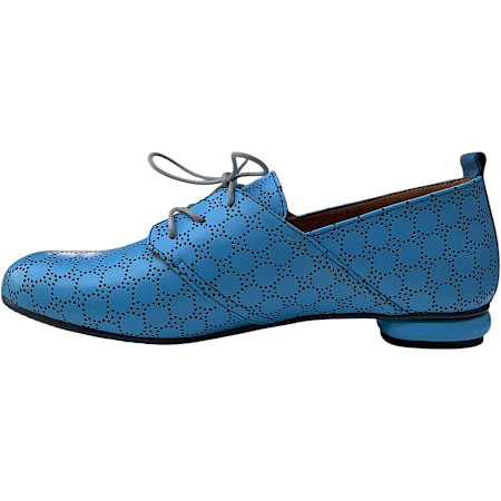 Simen 7507A Damen Schnürschuh blau Sommer Leder gelocht elegant leicht Halbschuh modern bequem Made in Polen Simen 7507A Damen Schnürschuh blau Sommer Leder gelocht elegant leicht Halbschuh modern bequem Made in Polen