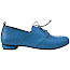 Simen 7507A Damen Schnürschuh blau Sommer Leder gelocht elegant leicht Halbschuh modern bequem Made in Polen