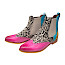 Melvin & Hamilton Selina 29 124669 Damen Chelsea Boot Fuxia Vegas aus pflanzlich gegerbtem Vollleder, Made in Italy